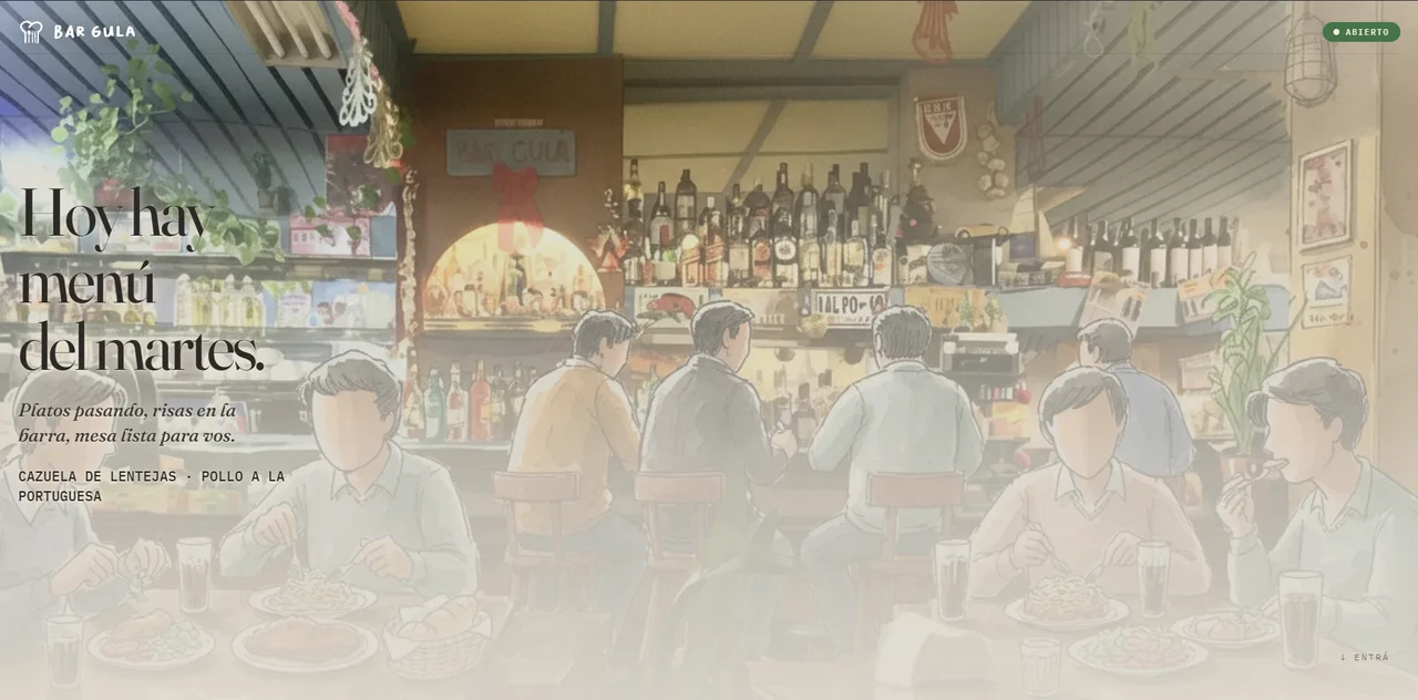 Bar Gula — escritorio